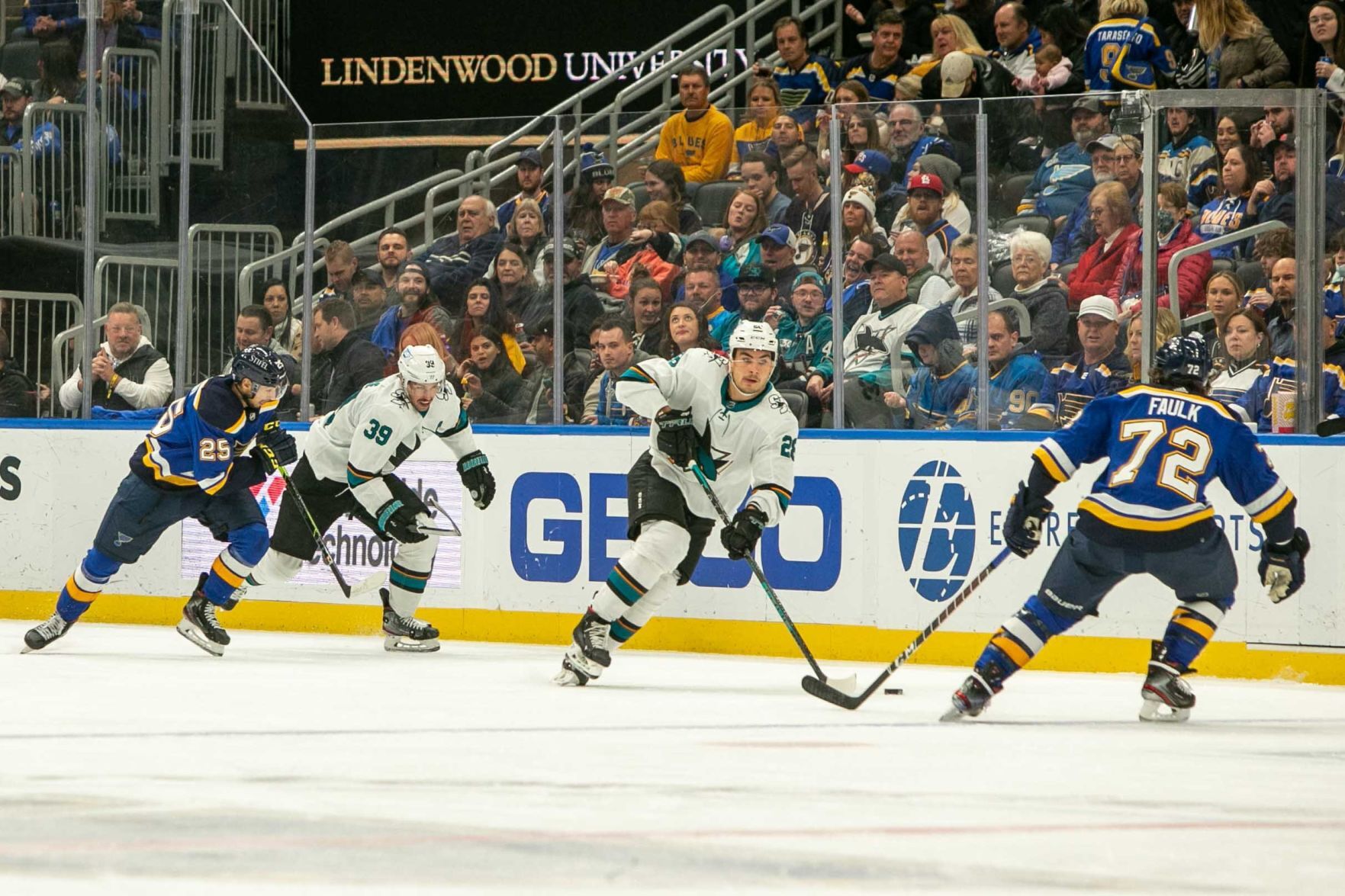 Blues face off against Sharks